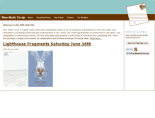 Tablet Screenshot of newmusiccoop.org